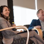 Senator Maria Cantwell and Microsoft President Brad Smith